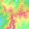 Ampucao topographic map, elevation, terrain