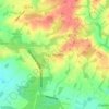 East Hoathly topographic map, elevation, terrain