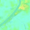 Long Iram Kota topographic map, elevation, terrain