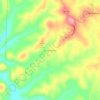 Siloam Springs topographic map, elevation, terrain