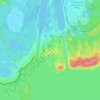 Gatún topographic map, elevation, terrain