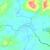 Muhur topographic map, elevation, terrain