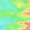 Les Prés de l'Évêque topographic map, elevation, terrain