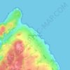 Allinge-Sandvig topographic map, elevation, terrain