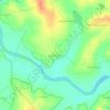 Pashupati topographic map, elevation, terrain