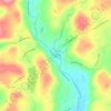 Huntington Mills topographic map, elevation, terrain