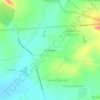 Govindapura topographic map, elevation, terrain