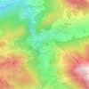 Les Tollets topographic map, elevation, terrain