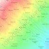 Dam topographic map, elevation, terrain