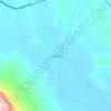 Kaliorang topographic map, elevation, terrain