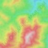 Botumoito topographic map, elevation, terrain
