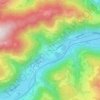 Triebendorf topographic map, elevation, terrain