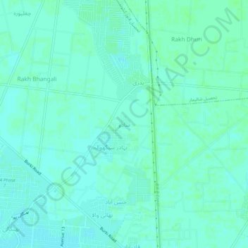 Saado topographic map, elevation, terrain