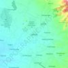 Jabung topographic map, elevation, terrain