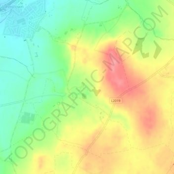 Furness topographic map, elevation, terrain