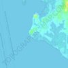 Teluk Sasah topographic map, elevation, terrain