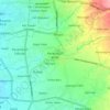 Kecamatan Kediri topographic map, elevation, terrain