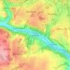 Jackfield topographic map, elevation, terrain