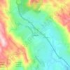 Ezulwini topographic map, elevation, terrain