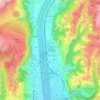 Lingostière topographic map, elevation, terrain