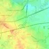 Diggle Green topographic map, elevation, terrain