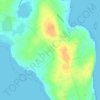 Skelwick topographic map, elevation, terrain