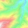 Famek topographic map, elevation, terrain