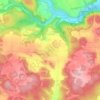 Eglingen topographic map, elevation, terrain