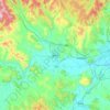 Hailin topographic map, elevation, terrain
