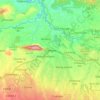 Ciampea topographic map, elevation, terrain