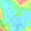 Temban topographic map, elevation, terrain