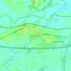 West Cowick topographic map, elevation, terrain