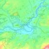 Coldstream topographic map, elevation, terrain