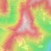 Monte Mosca topographic map, elevation, terrain