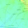 Kamień topographic map, elevation, terrain