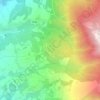 Cappello topographic map, elevation, terrain