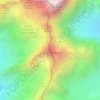 Pic Coolidge topographic map, elevation, terrain