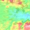 Bulu topographic map, elevation, terrain