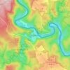 Hardegg topographic map, elevation, terrain