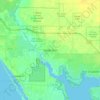 North Port topographic map, elevation, terrain