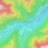 Pontegrande topographic map, elevation, terrain