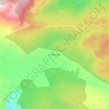 Karagöl Yaylası topographic map, elevation, terrain