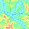 Panhandle topographic map, elevation, terrain
