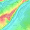 Clachaloze topographic map, elevation, terrain
