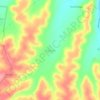 Badwani topographic map, elevation, terrain