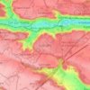 Les Ulis topographic map, elevation, terrain