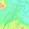 Bungo Barat topographic map, elevation, terrain