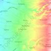 Wonomulyo topographic map, elevation, terrain