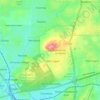 Legon topographic map, elevation, terrain