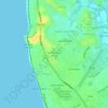 Rathmalana North topographic map, elevation, terrain